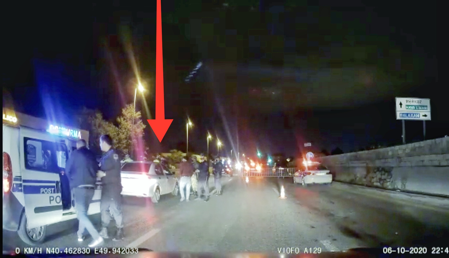 Bakıda polisdən qaçan sürücü bu cür yaxalandı:  Film kimi hadisə - VİDEO 
