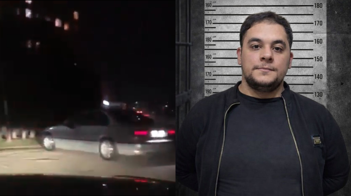 Водитель "BMW" задержан за автохулиганство - ВИДЕО 