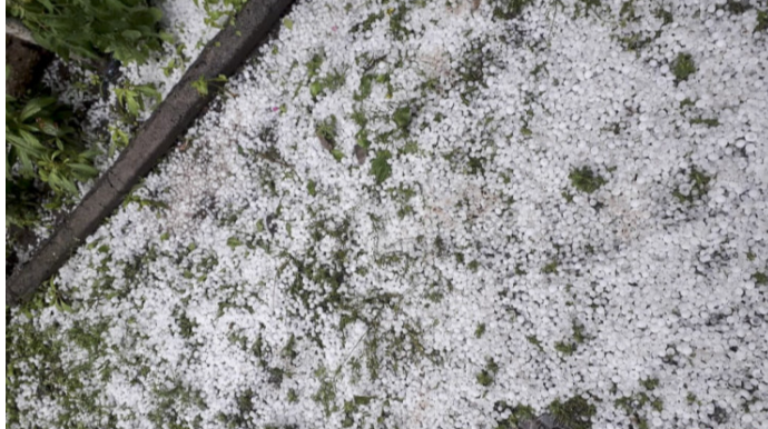 Gədəbəyə dolu düşdü, Vəlvələçayda sel oldu  - VİDEO