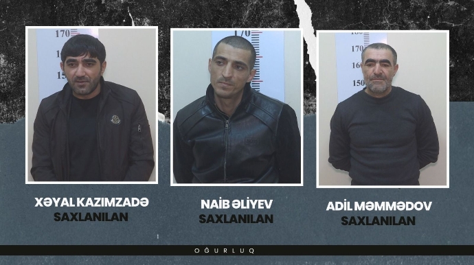 Gəncədə antik əşyalar oğurlayan şəxslər saxlanılıblar - VİDEO 