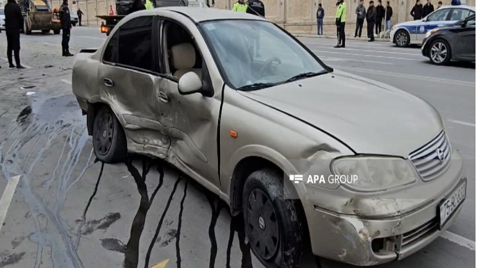 Naxçıvanda "Opel" və "Nissan" toqquşdu  - FOTO