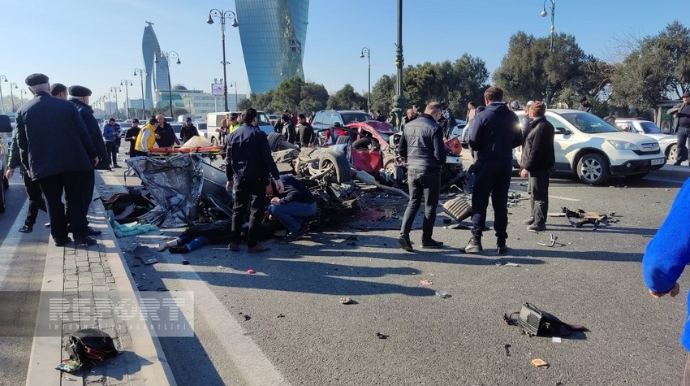 Həftəsonu yol qəzalarında 10 nəfər ölüb 