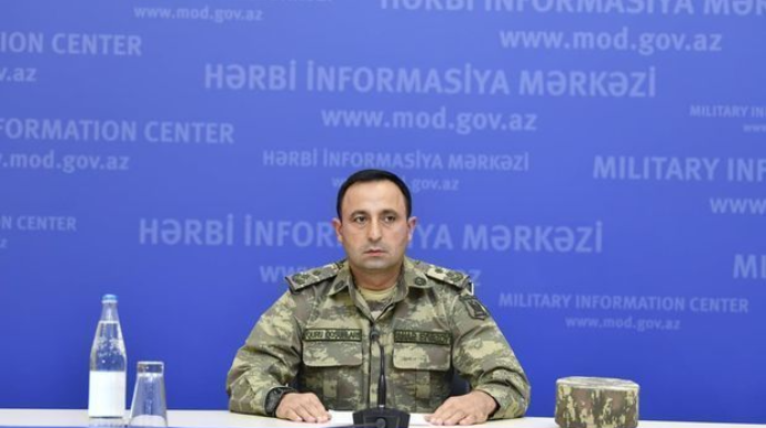 Минобороны Азербайджана проводит брифинг в связи с последней ситуацией на фронте  - ВИДЕО