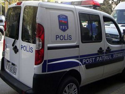 Polis serjantı polis maşını ilə qəza törətdi