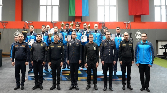 Polis əməkdaşları arasında silahsız özünümüdafiə üzrə çempionat keçirilib - FOTO - VİDEO 