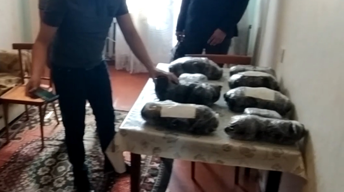 Bakıda 33 kq narkotik aşkarlanıb - VİDEO