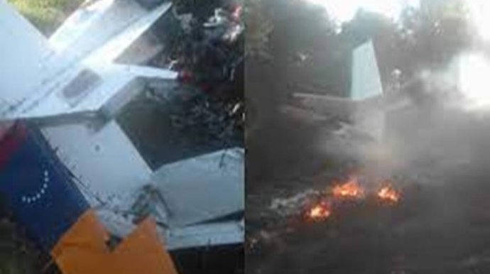 Təyyarə yerə çırpıldı - 5 ÖLÜ 