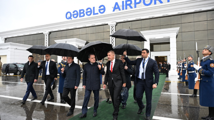 Babişin Azərbaycana səfəri başa çatdı - FOTOLAR 