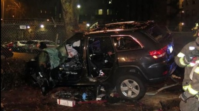 Qaçırdığı "Jeep"lə  qəza törətdi