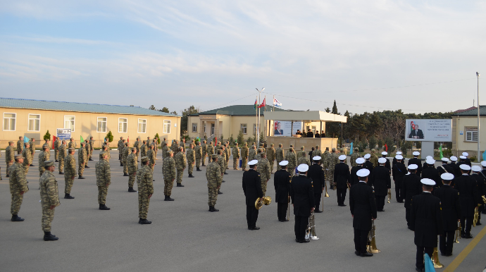 Azərbaycan dəniz piyadaları komandosunun buraxılışı olub - FOTO 