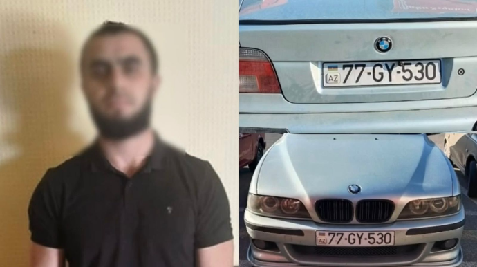 Narkotikin təsirində olan "BMW" sürücüsü saxlanıldı - VİDEO