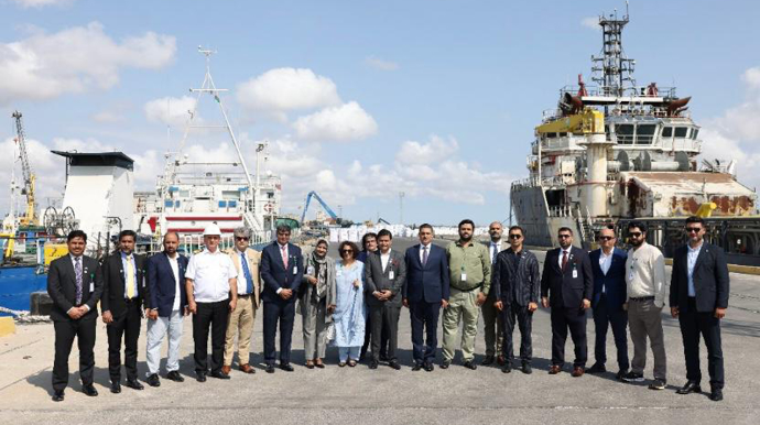 Pakistanlı iş adamları Hövsan Limanını ziyarət etdi - FOTO