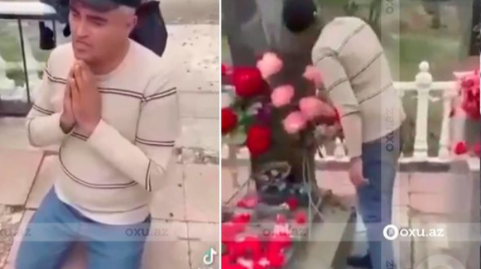 Şəhidlər haqqında nalayiq ifadələr işlədən şəxslə bağlı araşdırma başladı - FOTO 