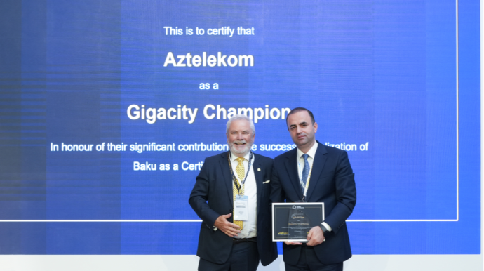 “Aztelekom” daha bir nüfuzlu beynəlxalq mükafata layiq görülüb - FOTO