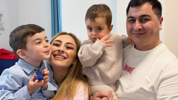 Həmin azərbaycanlı ailəyə azyaşlı uşaqları qaytarıldı - FOTO