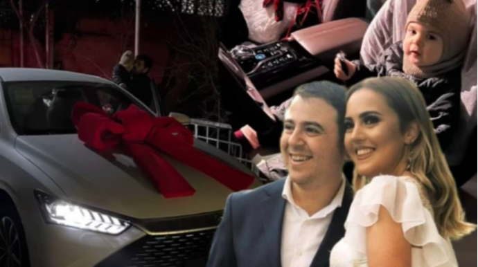 Azər Baxşəliyevin qızına avtomobil hədiyyə olundu - VİDEO 