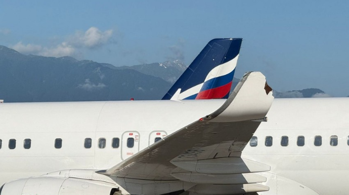 Təyyarələr hava limanında toqquşub 