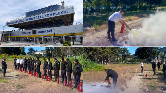 BBAK-da yanğın təhlükəsizliyinin təmin edilməsi üzrə tədbirlər keçirilir - VİDEO