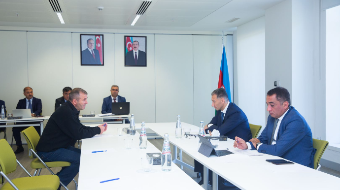 Nazir Rəşad Nəbiyev Qax şəhərində vətəndaşları qəbul edib  - FOTO