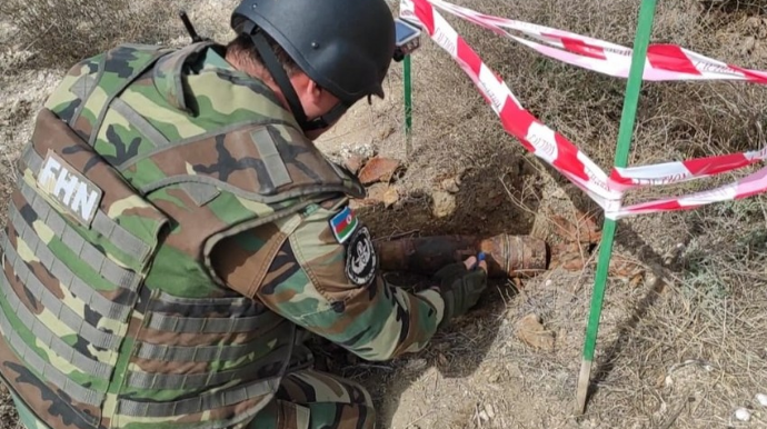 Pirallahıda top mərmisi TAPILDI - FOTO - VİDEO