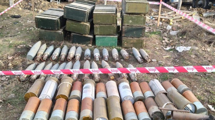 В прифронтовых районах обнаружены неразорвавшиеся боеприпасы  - ФОТО