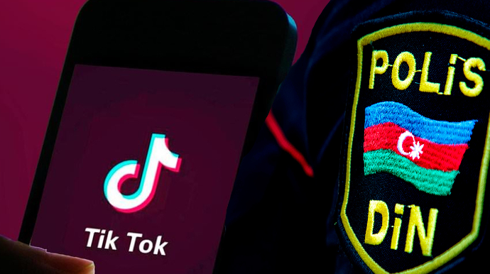 “TikTok“da polisi söyən gənc cəzalandırıldı 