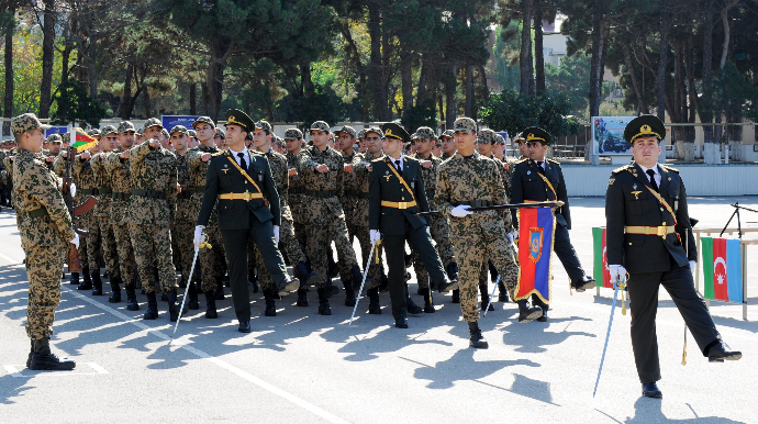 Daxili Qoşunların gənc əsgərləri and içmədə - FOTO - VİDEO