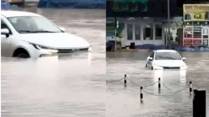 Suda qalan həmin BYD-nin son vəziyyəti: Usta "Fatihə"sini verdi - VİDEO 