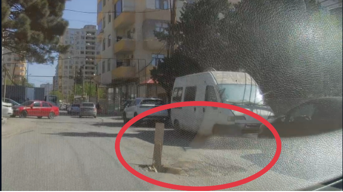 Xırdalanda yol çöküb, amma düzəldən yoxdur: Sürücülər təhlükə altındadır - VİDEO