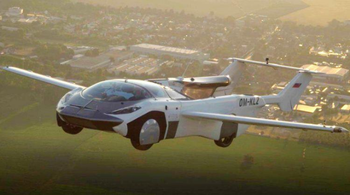 Havada iki avtomobil toqquşdu - FOTO