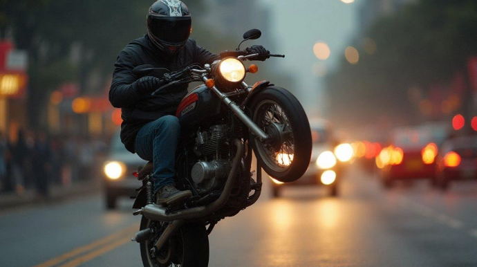 Moped və motosikletlə "qəhrəmanlıq" edənlər - Qəza törədir, ziyan vurur... 