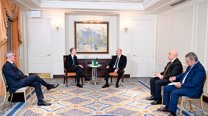 İlham Əliyev Nyu-Yorkda görüşlər keçirdi - - FOTOLAR