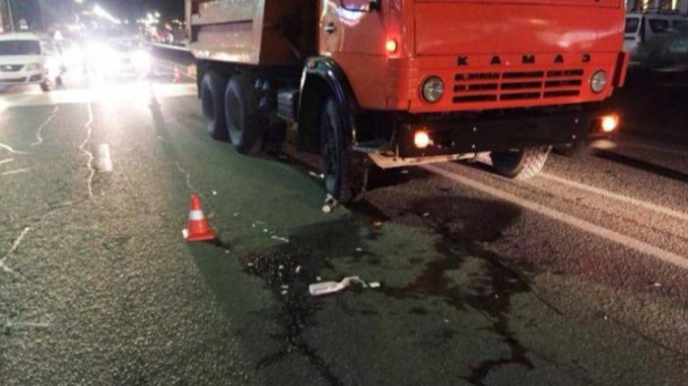 Abşeron sakinini yük maşını vurub