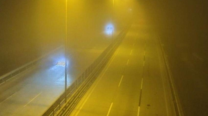 Dumana görə Zığ dairəsi-Hava Limanı yolunda sürət həddi endirilib - FOTO