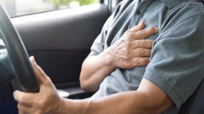 Azərbaycanlı sürücü sükan arxasında öldü - FOTO 