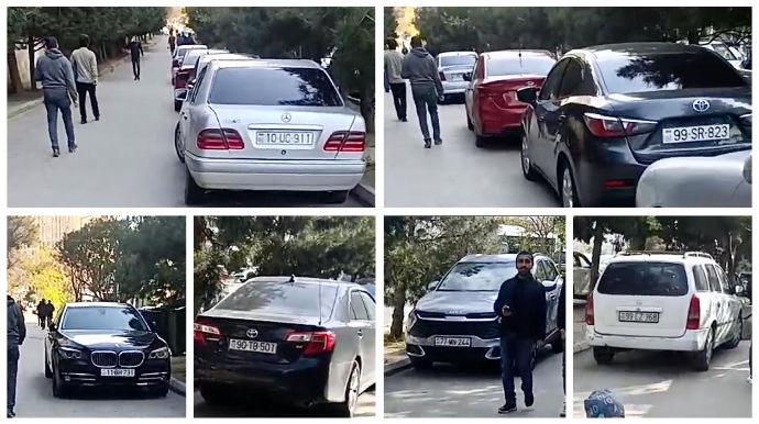 Bu küçədəki səkilər sürücülərin parkinq zonasına çevrilib    - VİDEO