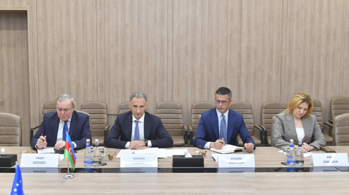 Rəşad Nəbiyev Gert Can Kupman ilə görüşdü - FOTOLAR