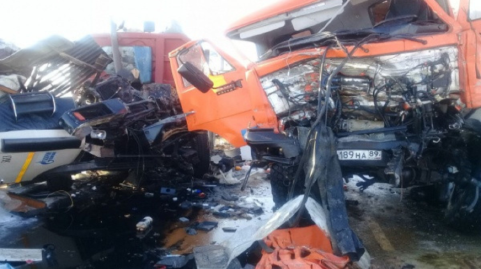 “KamAZ” aşdı, 5 nəfər öldü 