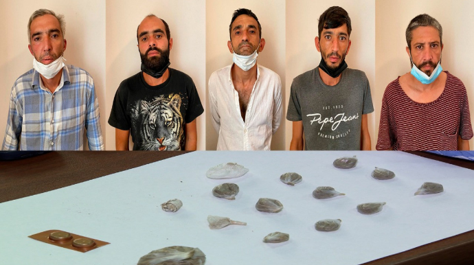 Abşeronda narkotik satışı ilə məşğul olan 5 nəfər saxlanılıb  - FOTO