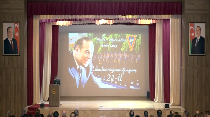 Heydər Əliyev adına Hərbi Liseyin yaradılmasının növbəti ildönümü qeyd olunub - VİDEO 