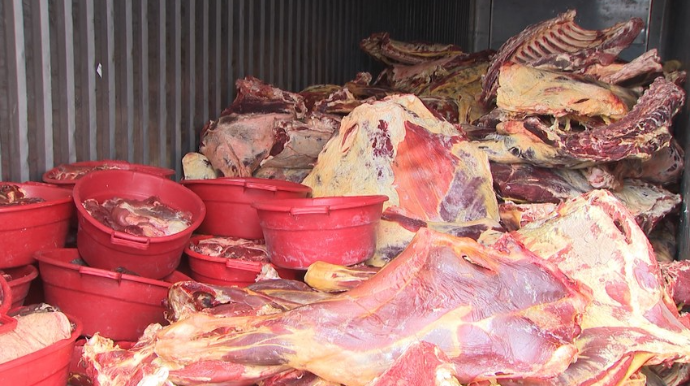 Sabirabadda uzunqulaq əti satmaq istəyən şəxs saxlanılıb 