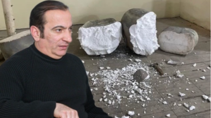 "Qavaldaş nağara" maketi məhv edildi - Məhkəmə bitdi 