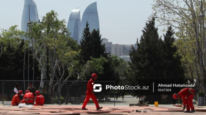 Bakıda “Formula-1” yarışı üçün hazırlığın son mərhələsindən FOTOREPORTAJ 