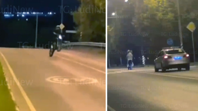 Qıza xoş gəlsin deyə sürəti artıran motosikletçi qəzaya düşdü; hər ikisi öldü - VİDEO 