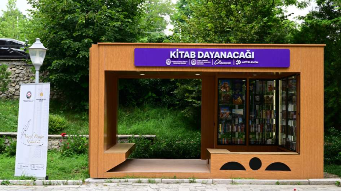 Şuşada "Kitab dayanacağı" istifadəyə verilib - FOTOLAR