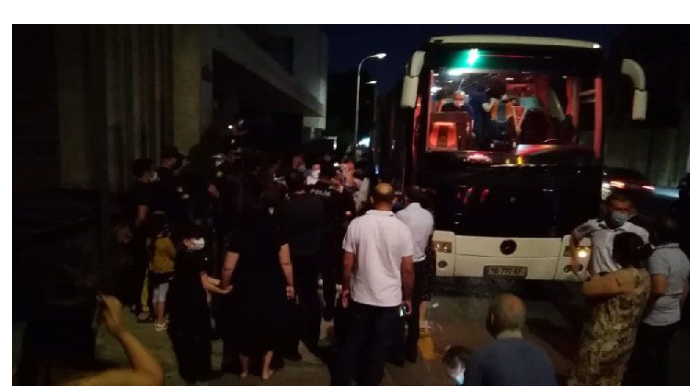 100-dən artıq Gürcüstan vətəndaşı Azərbaycandan təxliyə olunub - FOTO 
