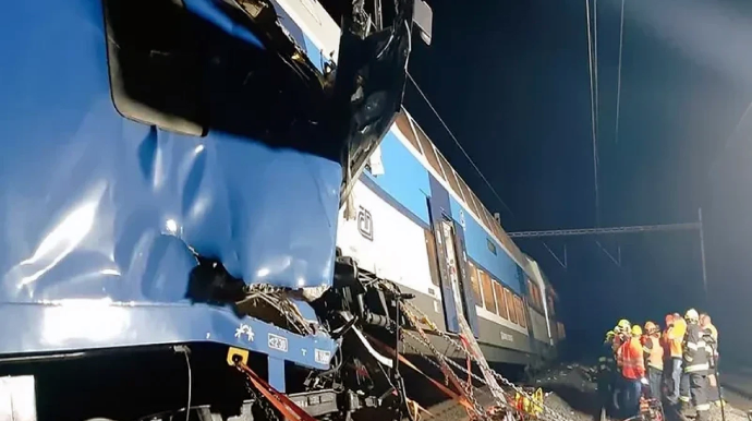 В Чехии при столкновении поездов пострадали 42 человека