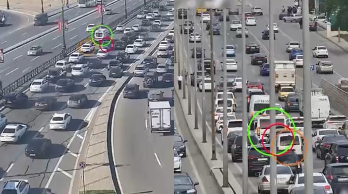 Təcili yardımın arxasınca gedən sürücülərin nəzərinə! - Kamera çəkir - VİDEO