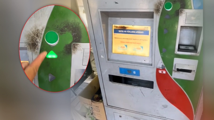 Qəpik yeri bağlı olan "Bakıkart" aparatı PROBLEM YARATDI - VİDEO