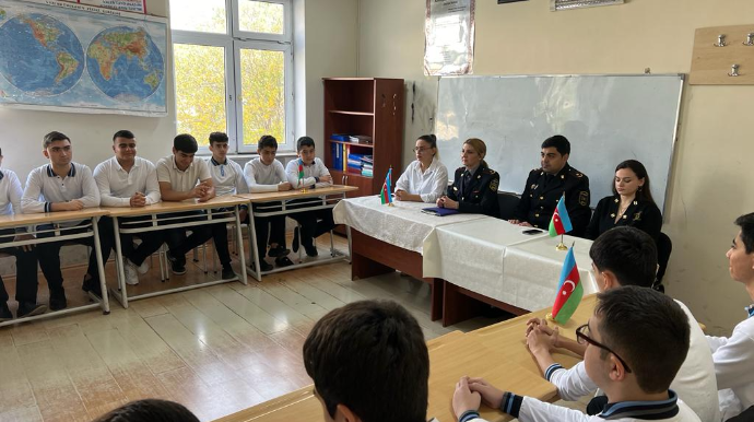 Zəngilan polisi Bakıda narkomaniya əleyhinə maarifləndirmə tədbiri keçirib  - FOTO